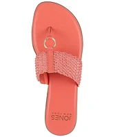 Jones New York Women's Sonal Woven Thong Flat Sandals