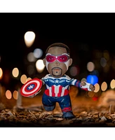 Bleacher Creatures Marvel Captain America (Sam Wilson) Plush Figure- Superheroes for Play and Display, 10"