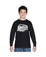 La Pop Art Boys Word Long Sleeve - The 70'S