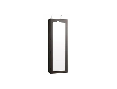 Slickblue 5 LEDs Jewelry Armoire Wall Mounted / Door Hanging Mirror