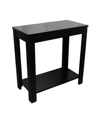 Ore International 24 in. Black Chair side Table