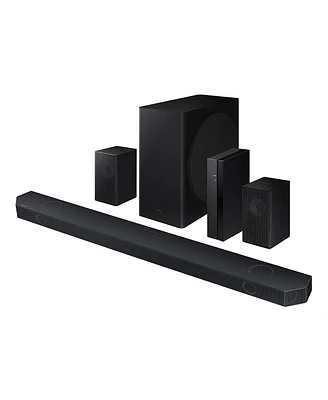 Samsung Hw-Q910D 9.1.2-Channel Wireless Dolby Atmos Soundbar with Wireless Surround Speakers & Subwoofer