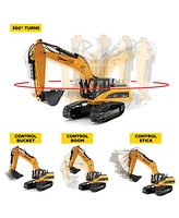 Top Race Remote Control Excavator Construction Tractor