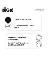 Ddoxx Airmesh Dog Leash, 3-Way Adjustable Leash