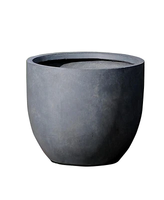 Winsome House Luxen Home Round Stone Finish Planter (Large)