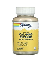 Solaray Cal-Mag Citrate with Vitamin D- :1 Ratio