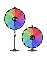 WinSpin 36" Dual Use Prize Wheel Tabletop or Floor Stand Spinning Wheel Tradeshow Carnival Game