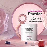 Codeage Liposomal Ovarian Inositol Powder - Myo-Inositol & D-Chiro-Inositol 40:1 Blend, Folate 5-mthf, CoQ10, Pte & Wild Blueberry - 2-Month Supply