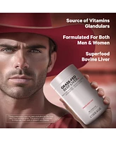 Codeage Grass Fed Beef Liver Supplement Superfood, Freeze Dried, Non-Defatted, Desiccated Beef Liver Glandulars Bovine Pills, Pasture Raised Beef Vita