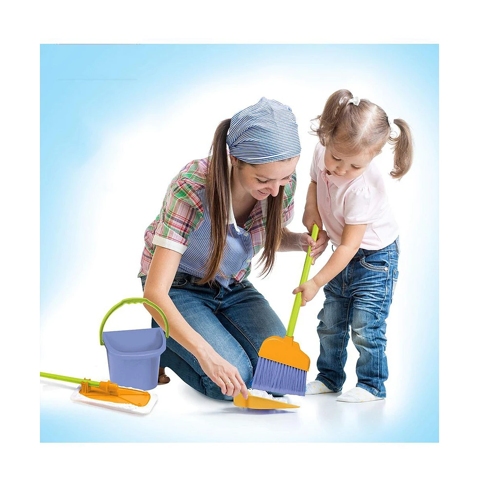 Kidzlane Cleaning Set for Toddlers | Mop and Cleaning Toys Set - Assorted Pre