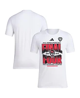 Unisex adidas White Nc State Wolfpack 2024 Ncaa Women's Basketball Tournament March Madness Final Four Locker Room T-Shirt