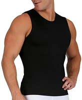 Instaslim Men's Power Mesh Compression Sleeveless Crewneck Shirt