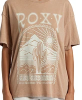 Roxy Juniors' Saguaro Crewneck Short-Sleeve Graphic T-Shirt