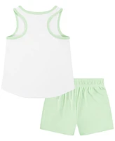 Nike Toddler Girls 2-Pc. Happy Camper Tank Top & Mesh Shorts Set