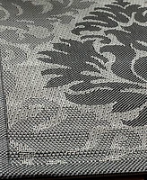 Safavieh Courtyard CY7133 Light Gray and Anthracite 2'7" x 5' Sisal Weave Outdoor Area Rug