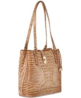 Brahmin Fiora Melbourne Embossed Leather Shoulder Bag