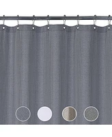 Caromio Jacquard Textured Fabric Shower Curtain, 72" x 72"