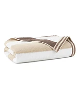 Reversible Luxury Beach Towel (35x70 in., 600 Gsm), Striped Color Options, Oversized, Thick, Soft Ring Spun Cotton Resort
