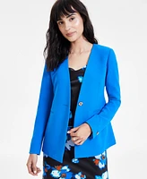 Bar Iii Women's Textured Crepe Blazer, Created for Macy's