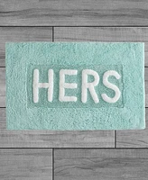 Jean Pierre Hers Cotton Bath Rug, 21" x 34"