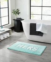 Jean Pierre Hers Cotton Bath Rug, 21" x 34"