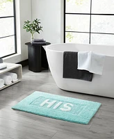 Jean Pierre His Cotton Bath Rug, 21" x 34"