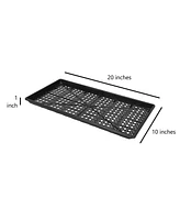 Sunpack 10 x 20in Indoor Gardening Plastic Seeding Tray, 1in