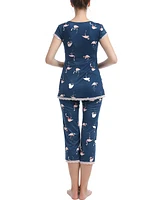 kimi + kai Maternity Addison Nursing Pajama Set