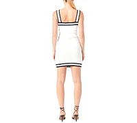 endless rose Women's Bow-Trim Bodycon Dress