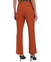 Calvin Klein Petite High Rise Straight Leg Pants