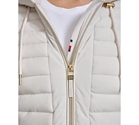 Tommy Hilfiger Women's Hooded Packable Puffer Coat