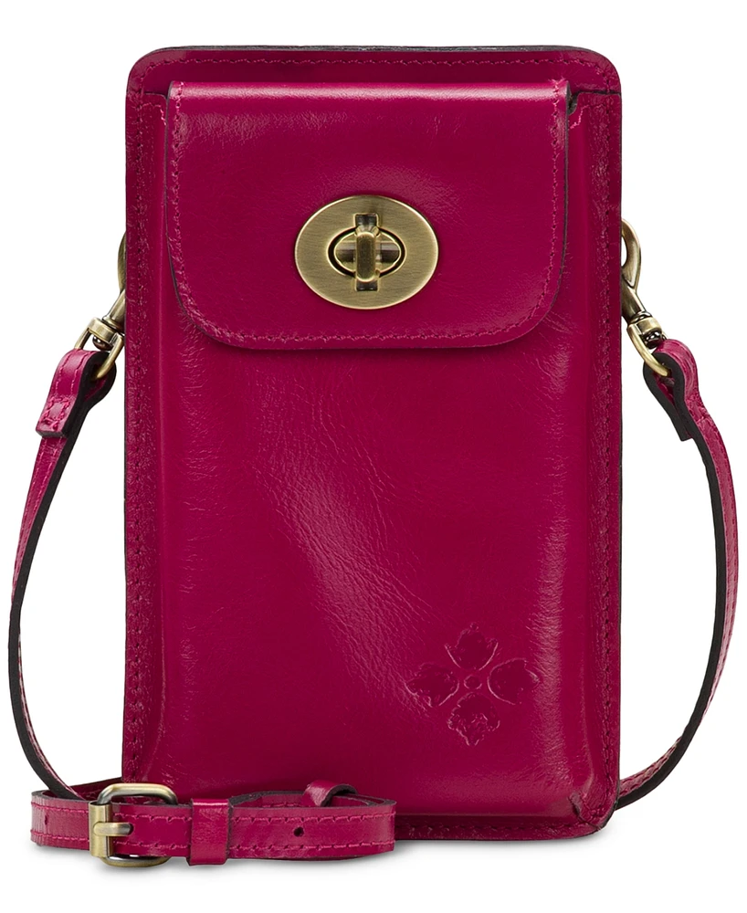 Patricia Nash Felicita Mini Leather Phone Crossbody