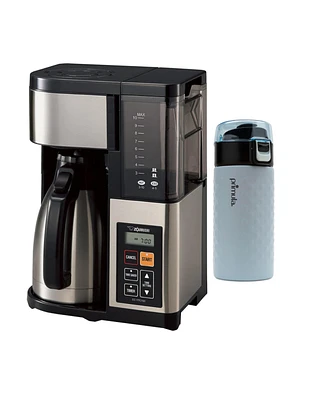Zojirushi Ec-YTC100XB 10-Cup Coffee Maker (Black) With 12-Ounce Tumbler