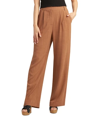 Bcx Juniors' High-Rise Wide-Leg Pants