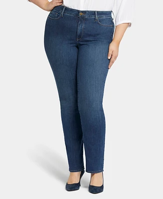 Nydj Plus Size Marilyn Straight Leg Jeans