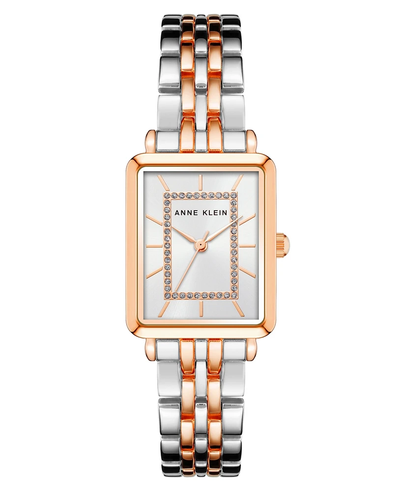 Anne Klein Women's Quartz Two-Tone Alloy Bracelet Watch, 24mm