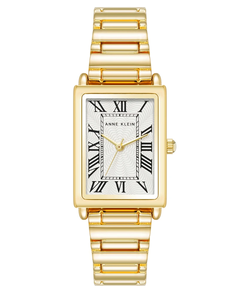 Anne Klein Women's Quartz Gold-Tone Alloy Bracelet Watch, 21mm