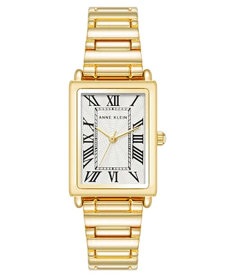 Anne Klein Women's Quartz Gold-Tone Alloy Bracelet Watch, 21mm