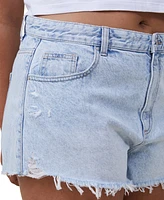 Cotton On Women's Cheeky Denim Short