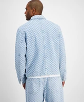 Hugo by Boss Men's Denim Check Button-Front Jacket