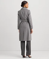 Lauren Ralph Lauren Women's Wool-Blend Belted Wrap Coat