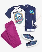 Epic Threads Girls Varsity Jacket Snoopy Graphic Tee Cargo Pants Sneakers Created For Macys