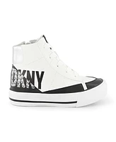 Dkny Little and Big Girls Hannah Leena High Top Sneaker