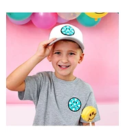 Sweet Wink Boys Smiley Checker Patch Hat