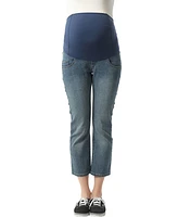 kimi + kai Maternity Jodie Stretch Boyfriend Denim Jeans