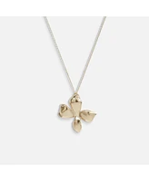 sanctuaire Sanctuary Project by Statement Flower Pendant Necklace Gold