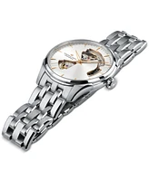 Hamilton Men's Swiss Automatic Jazzmaster Open Heart Stainless Steel Bracelet Watch 40mm