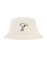 Peanuts Men's Snoopy And Woodstock Bucket Hat