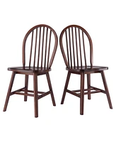 Winsome Trading Windsor Chair Set - 2 Piece