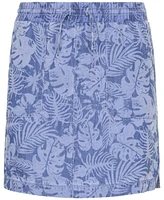 Hurley Big Girls Printed Chambray Pull-On Skirt